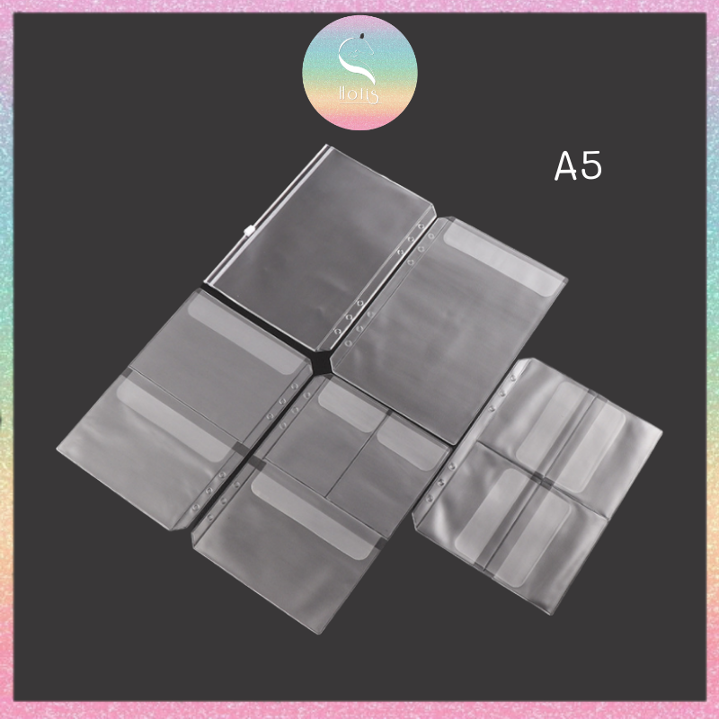 [HOTIS] Sheet PVC đựng card, sticker cho binder A6/ A5/ B5/ A4