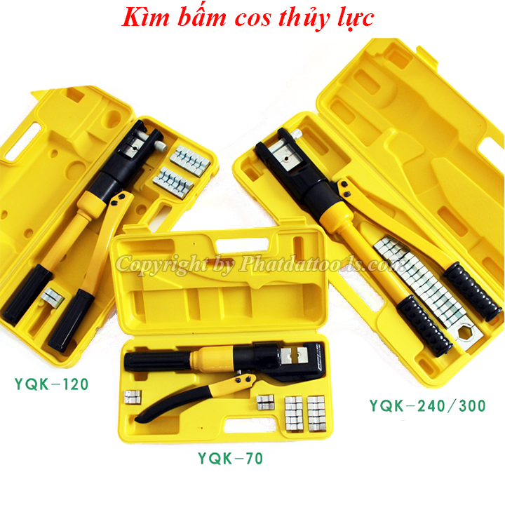 Kìm bấm cos thủy lực YQK120