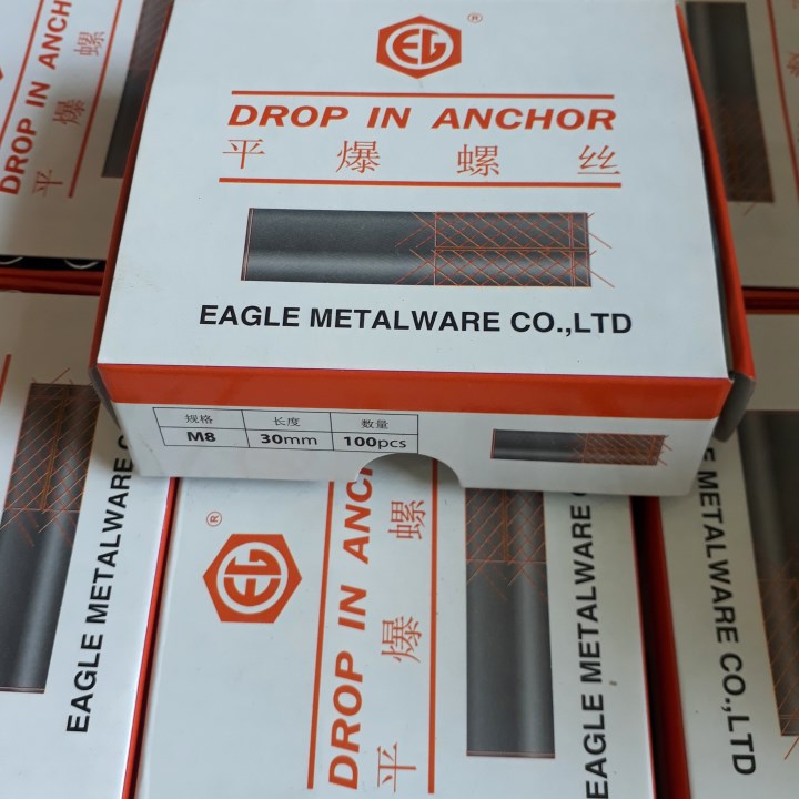 TẮC KÊ NỞ ĐÓNG M8 hộp 100 cái