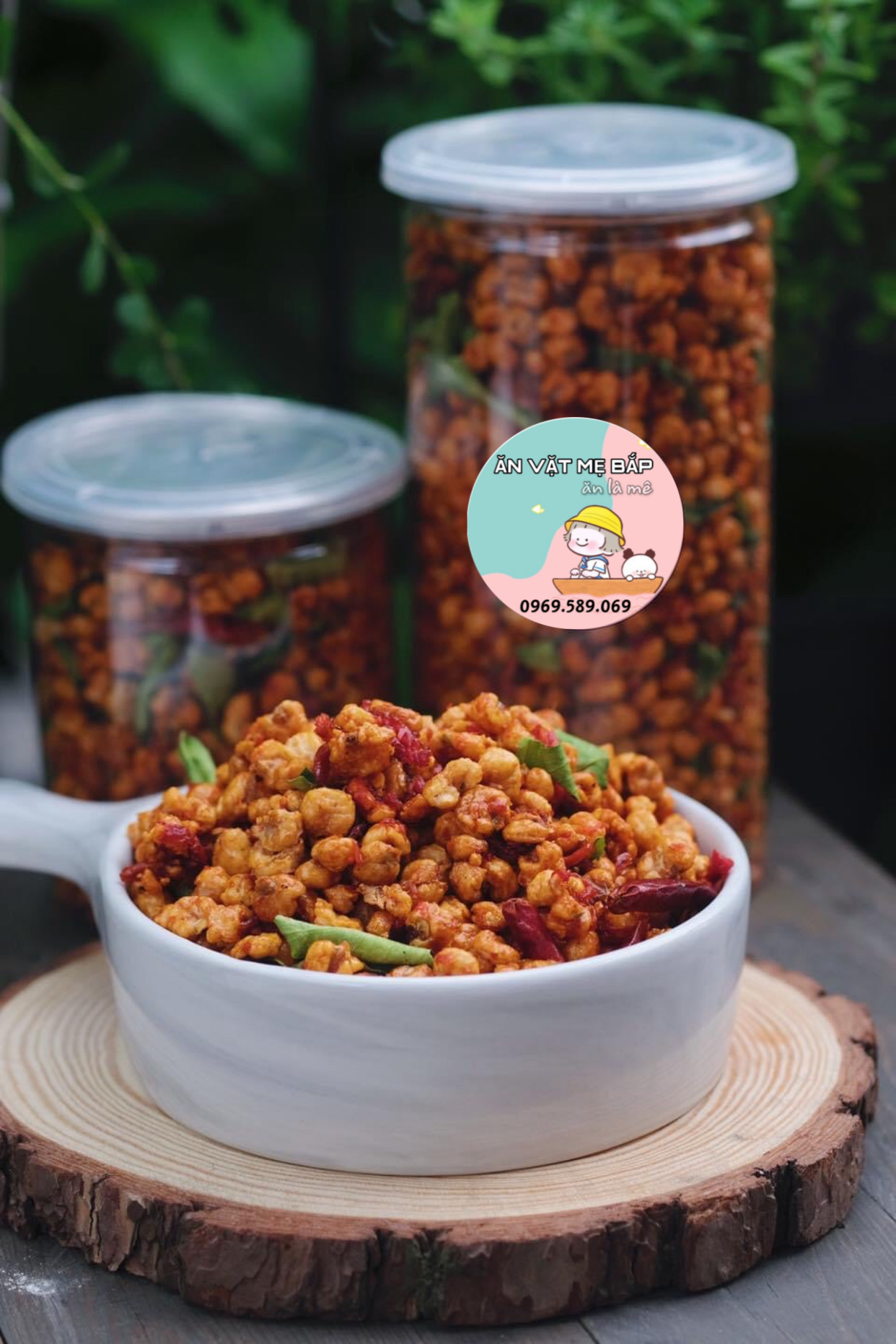 Bắp Rang Khô Bò Lá Chanh 250g - Bỏng Ngô giòn - Ngô Nếp Sấy Giòn - Shop Mẹ Bắp