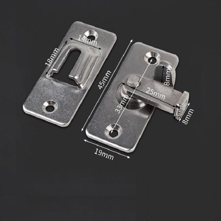CHỐT KHÓA CỬA LÙA GẠT INOX - DIY598