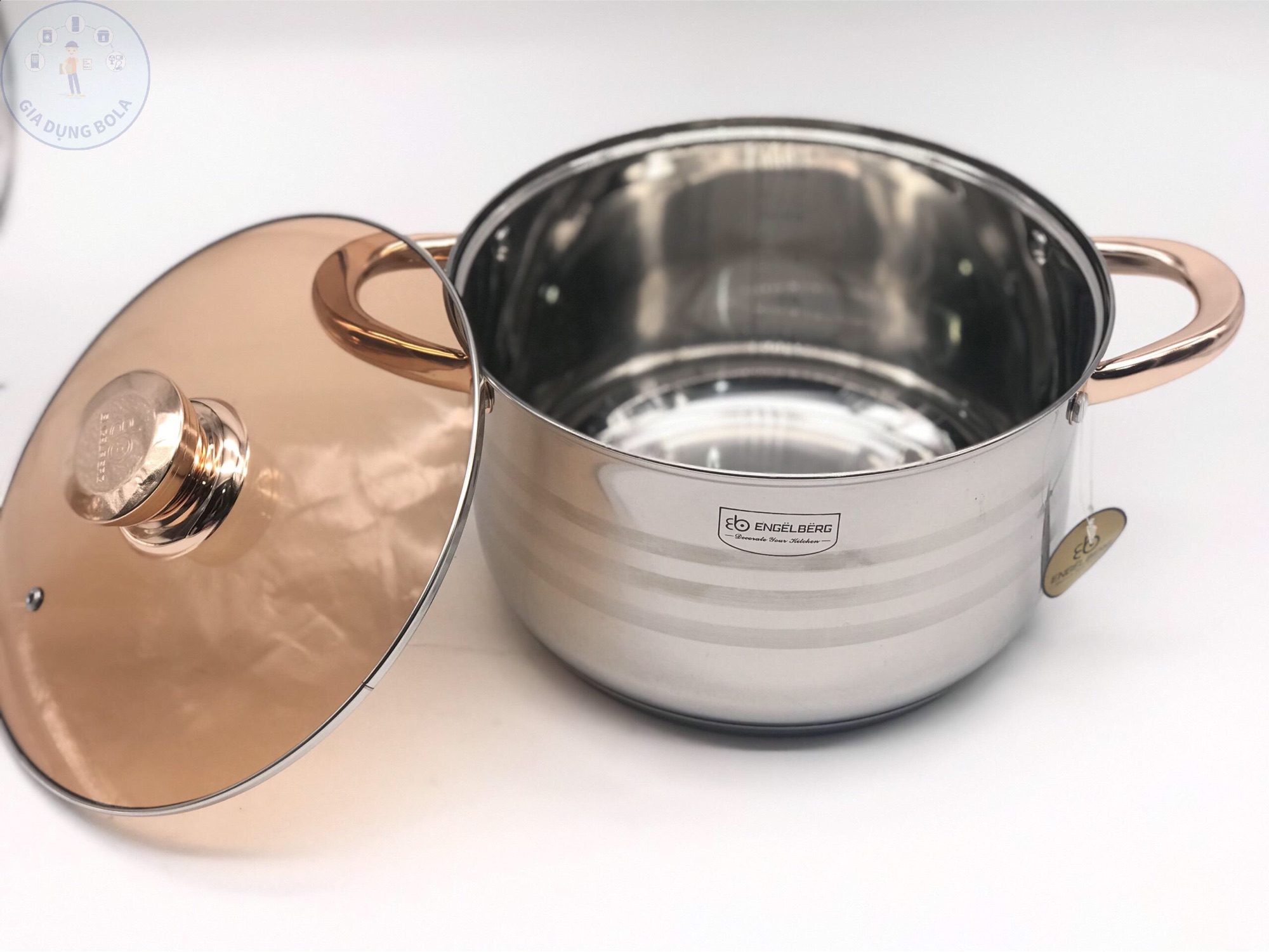 Bộ nồi đức engelberg 6 món 5 đáy