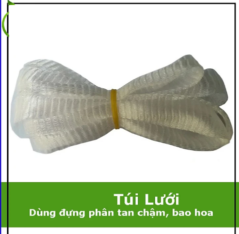 Túi Lưới Đựng Phân Tan Chậm, Bao Hoa (giá bán 1 mét tới), lưới túi đựng phân dê