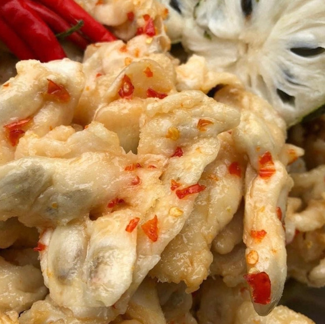 Mãng cầu sấy muối ớt, cay cay, Đặc Sản Ngon Lạ Đà Lạt