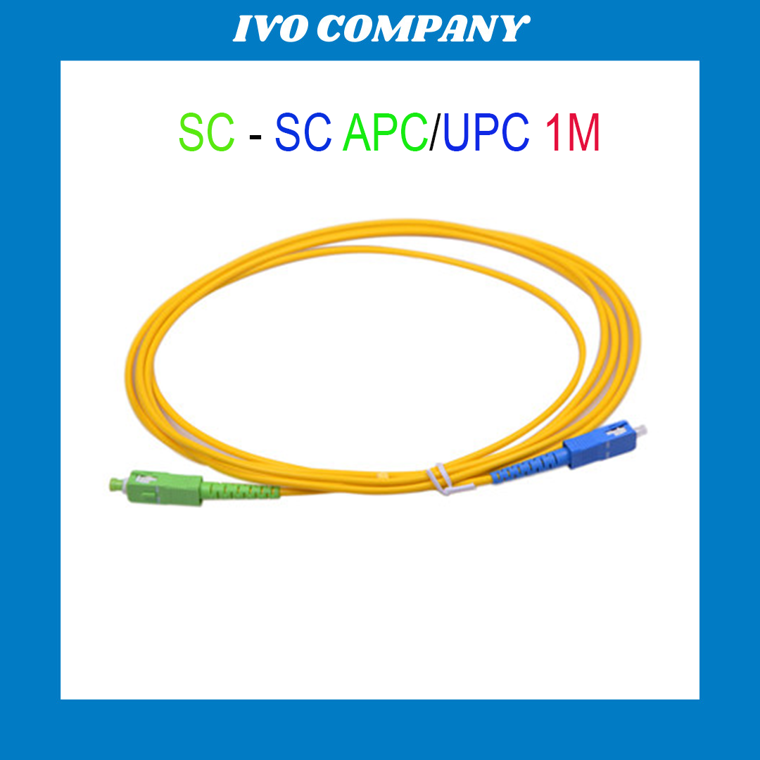 Dây nhảy quang cổng sc-sc upc/apc jumper sc-sc apc/upc 3 mét - 4 mét