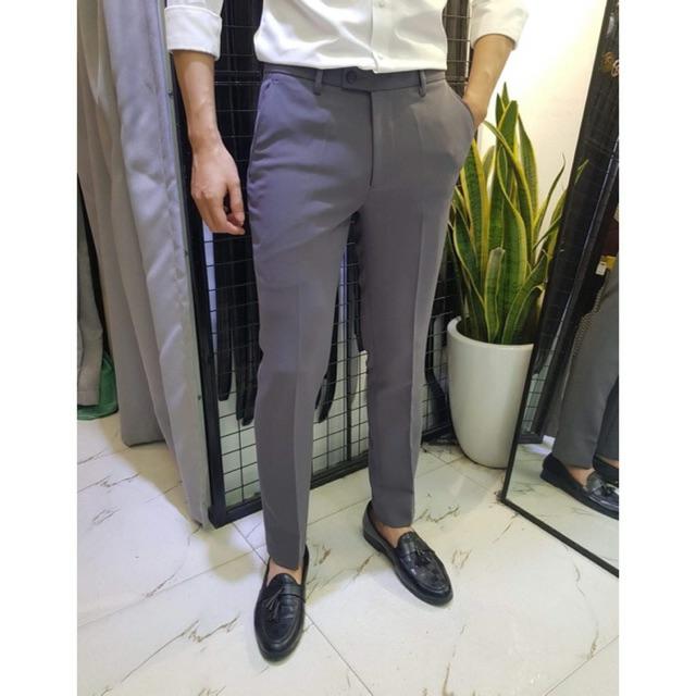 🅻🆄🆇🆄🆁🆈 ✅ Quần âu Nam (XÁM) VẢI TUYẾT MƯA dáng hàn quốc chống nhăn không bai màu cực đẹp giá tận xưởng ░U░R░B░A░N░ ░S░H░O░E░S░