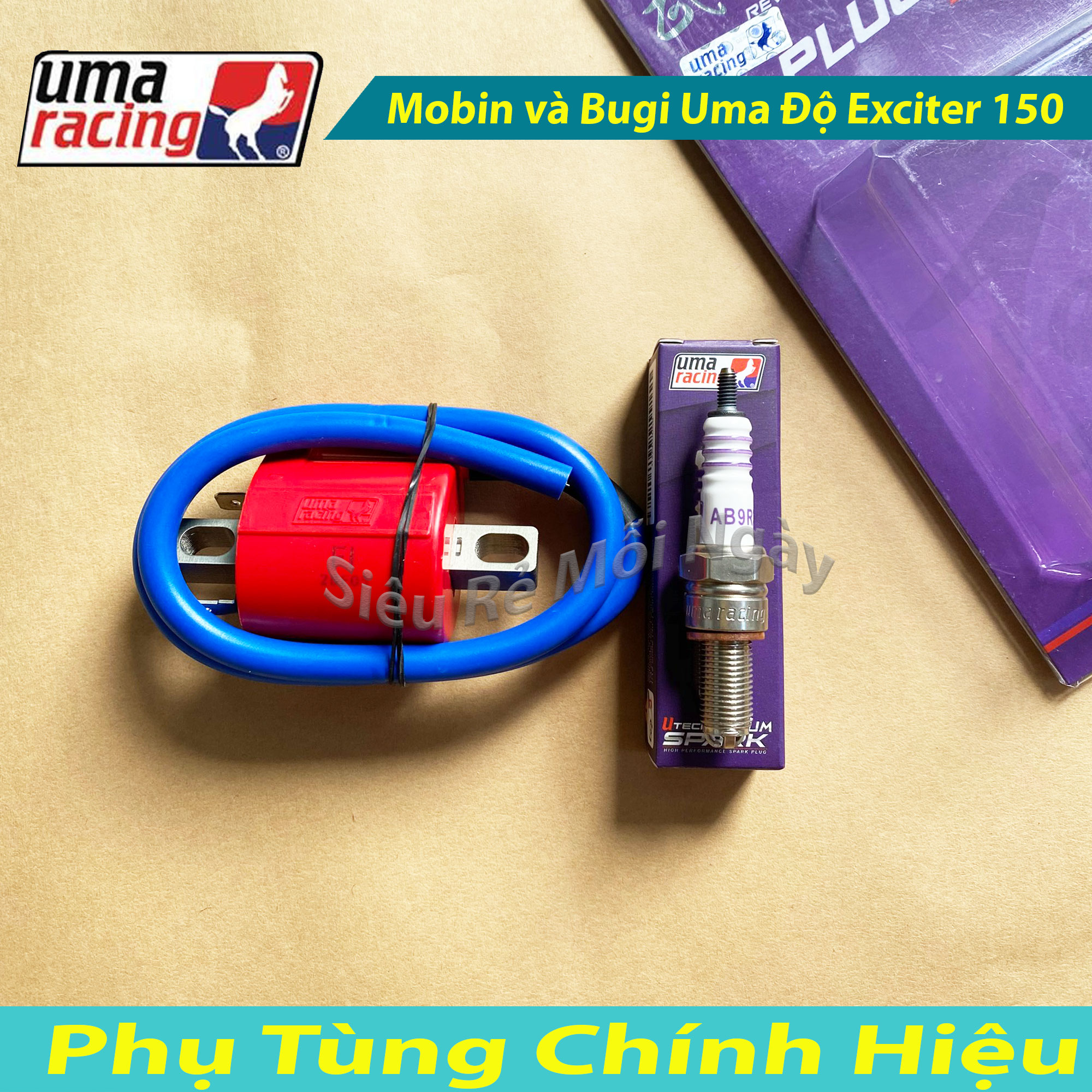 Combo Mobin sườn Fi và Bugi Uma Độ Exciter 150, Satria, Raider Fi, NVX
