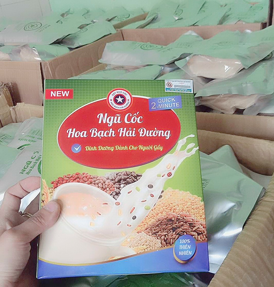 Bột Ngũ Cốc Hoa Bạch Hải Đường