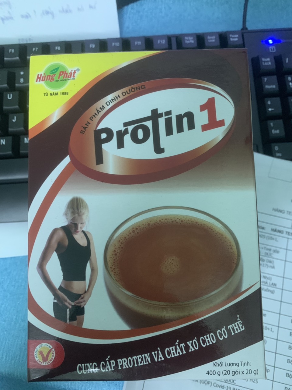 PROTIN 1 BỘT DINH DƯỠNG ( hương Ca Cao ) 400g