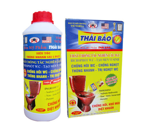 Chất thông cống cầu đang nghẹt siêu mạnh Thái Bảo 1.6kg