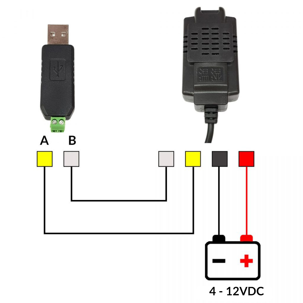 Cảm biến nhiệt độ độ ẩm SHT20 RS485