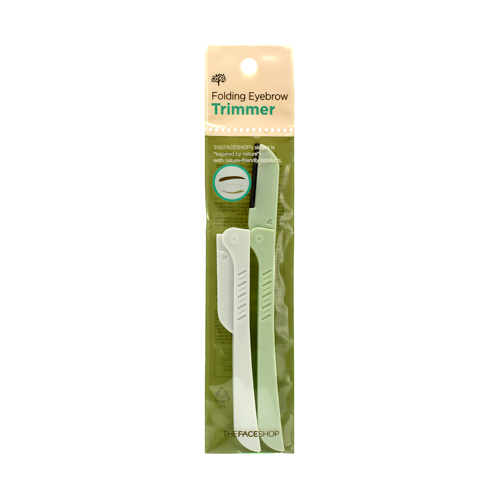 02 set Dao Cạo Lông Mày The Face Shop Folding Eyebrow Trimmer