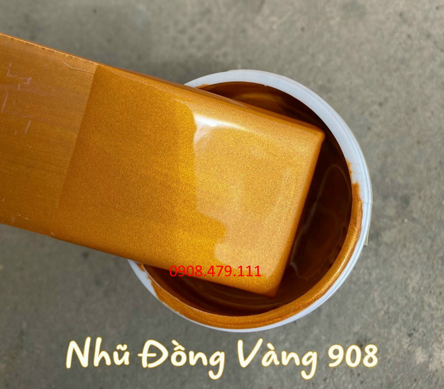 Sơn nhũ.