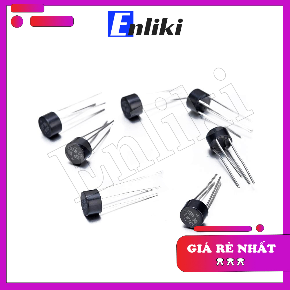 Diode Cầu Tròn 2A 1000V 2W10