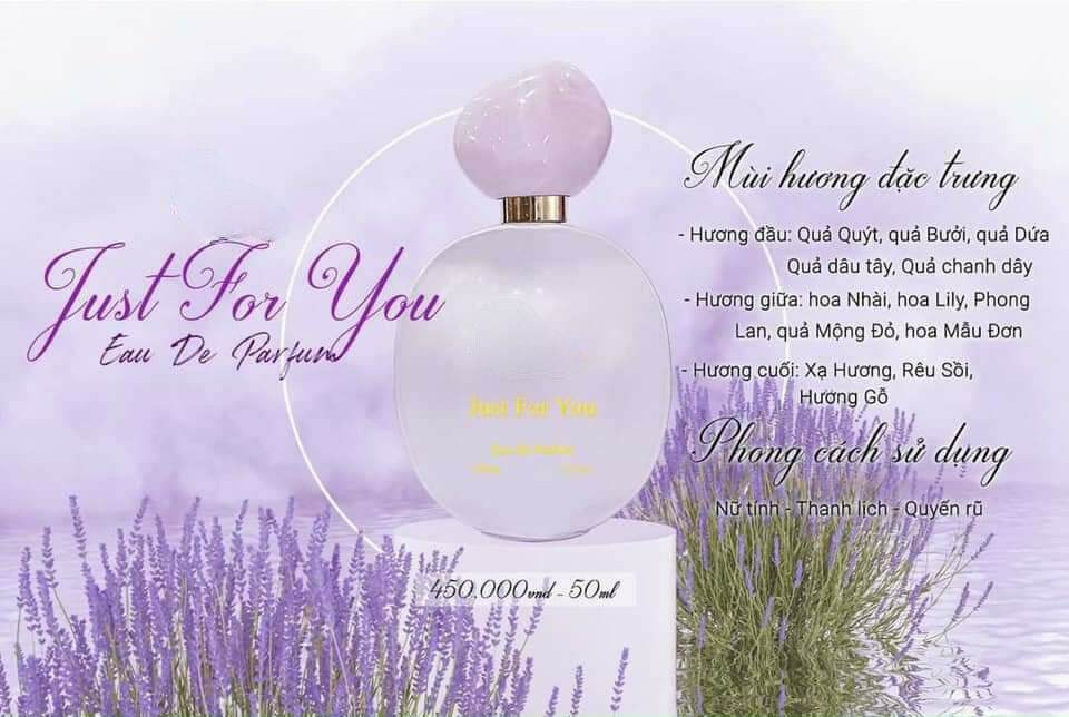 [HCM]Nước hoa just for you 50ml  hiện tại )