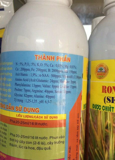 phân bón rong biển thái lan - 1 lít