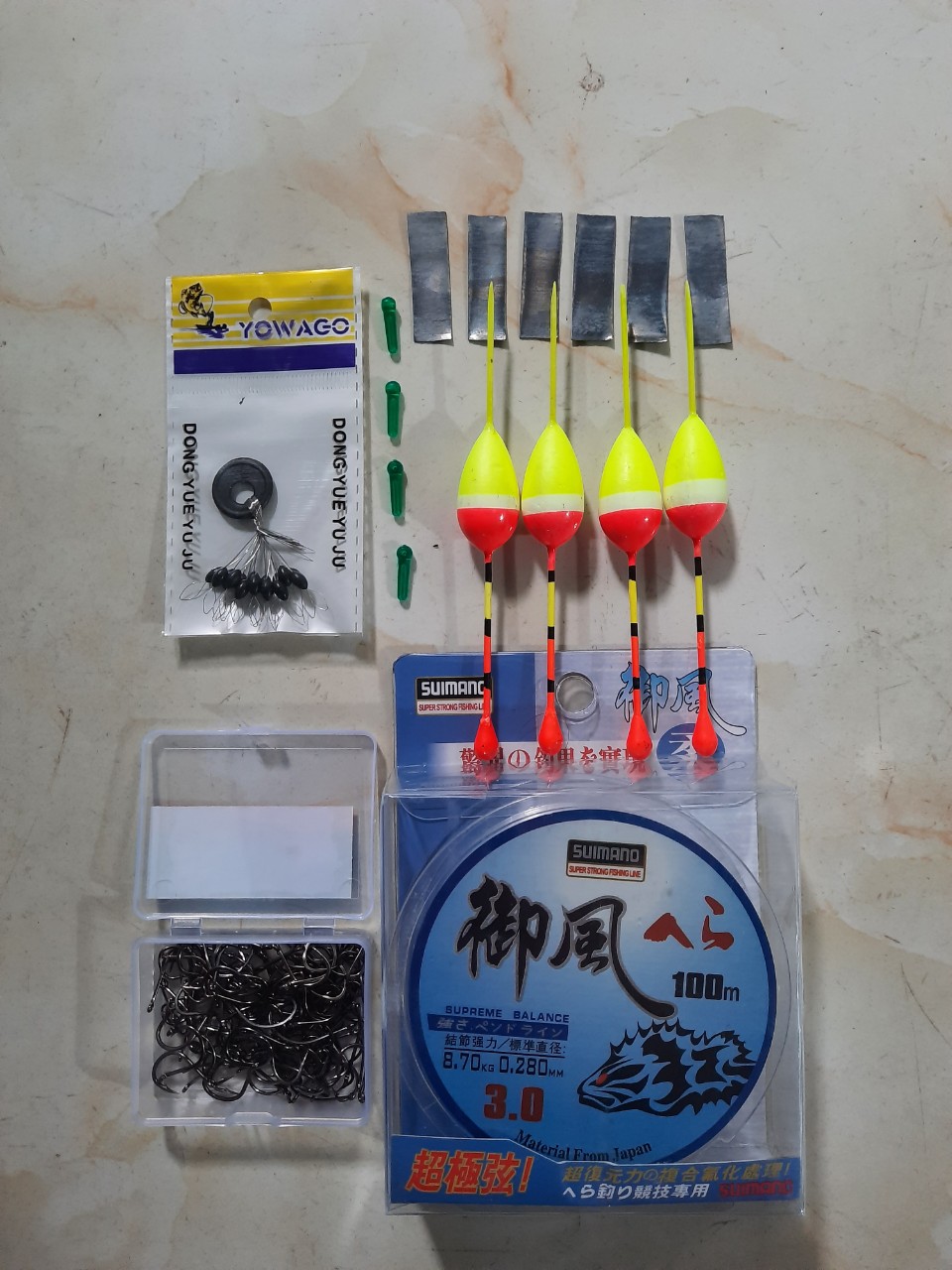 Lưỡi câu tháp xanh, tháp vàng