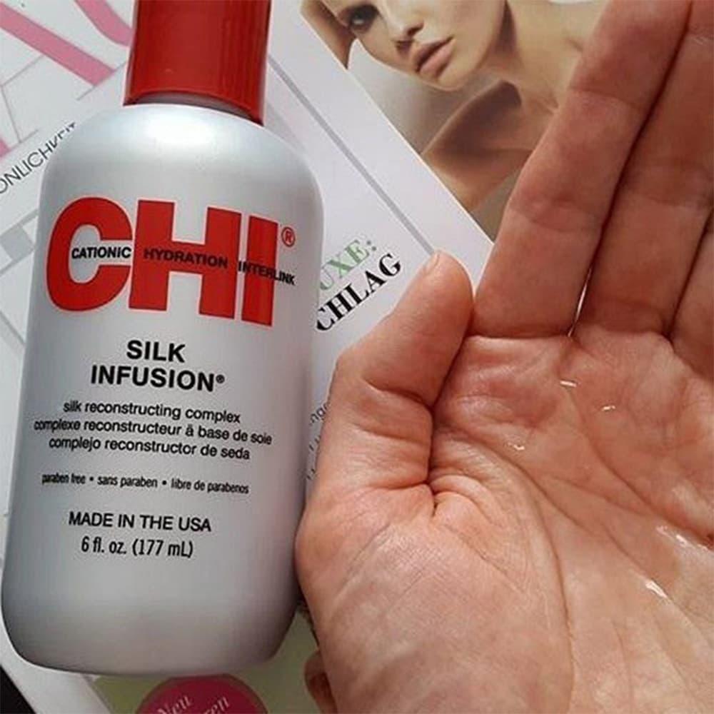 [HCM]Tinh dầu dưỡng tóc cao cấp CHI INFRA Silk Infusion 177ml