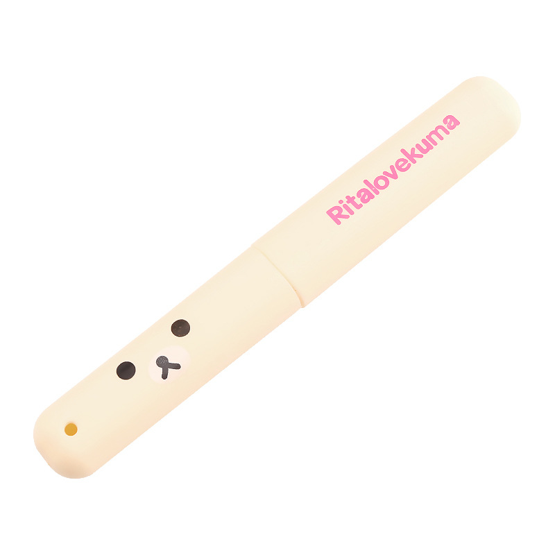 Travel Toothbrush Holder - Adorable Rilakkuma Bear Toothbrush Holder