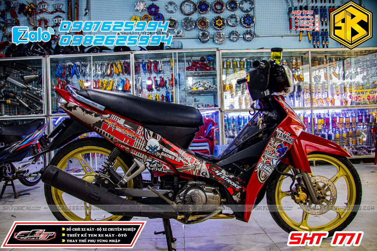 tem rời sirius đỏ bạc thỏ ohlins