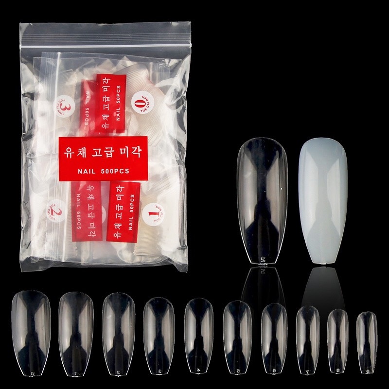 Móng Úp Gói Dáng Thang ( Gói 500 Móng Đủ Size )