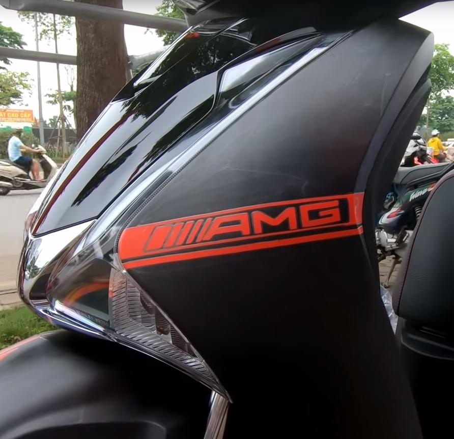 Bộ Tem chỉ AMG ĐỎ - ĐEN dán xe honda SH G413