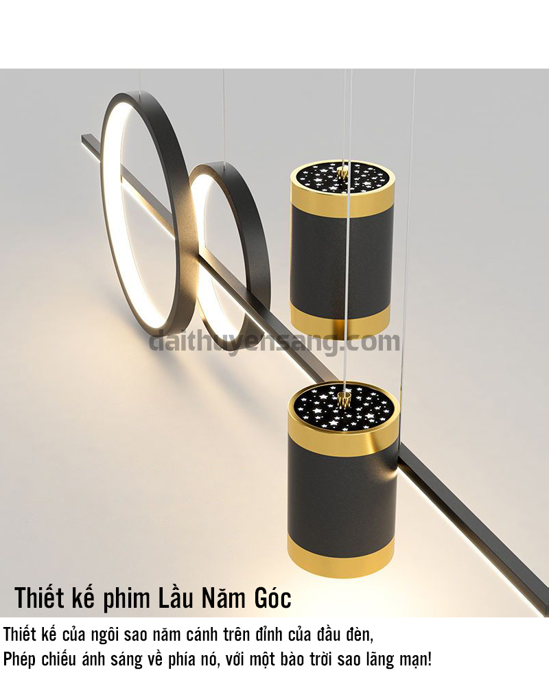 Đèn Led thả trần trang trí cao cấp 3 chế độ T1193