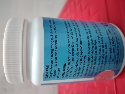 Phân bón Super Kali 13-0-46 lọ 100g