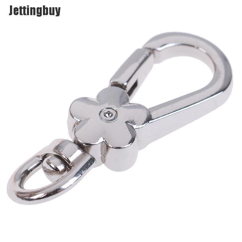 Jettingbuy Diy Bag Accessories Metal Handbags Clasps Handle Flower Lobster Clips Snap Hooks