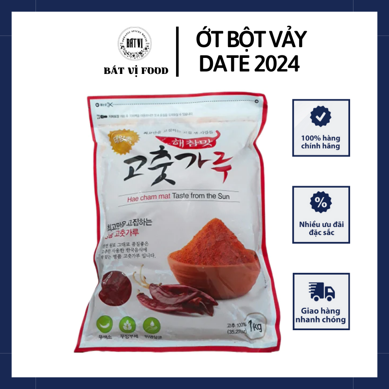 Ớt bột haecham mat hàn quốc 1kg