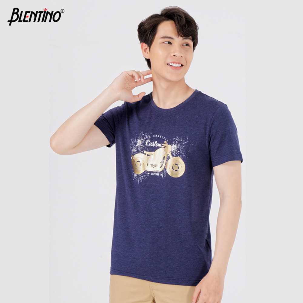 Blentino áo thun nam cổ tròn ts20201