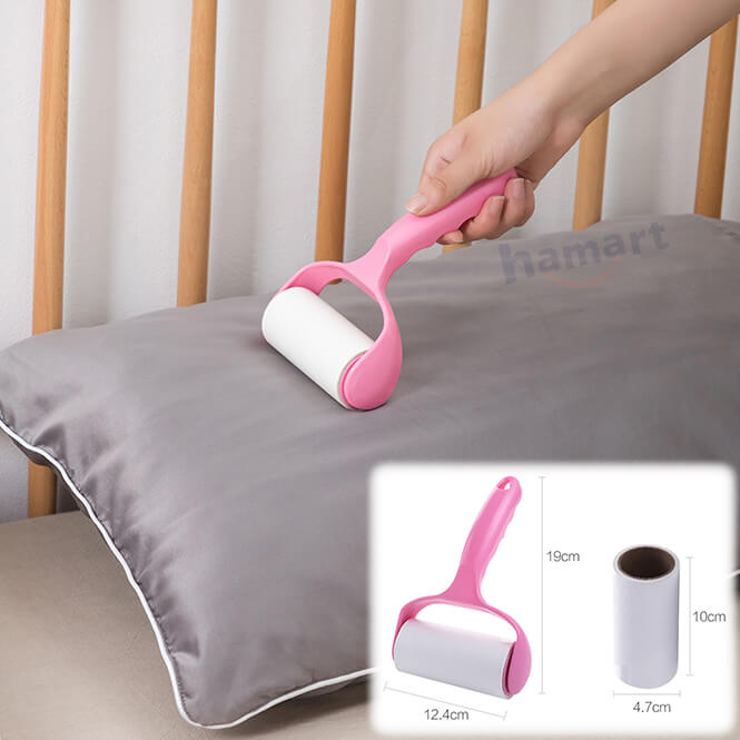 10CM Adhesive Tape Sticky Clothes Lint Roller Brush Dust Dirt Fluff Remover For Clothes Pet Hair Dust Carpet Dust Removal Brush
