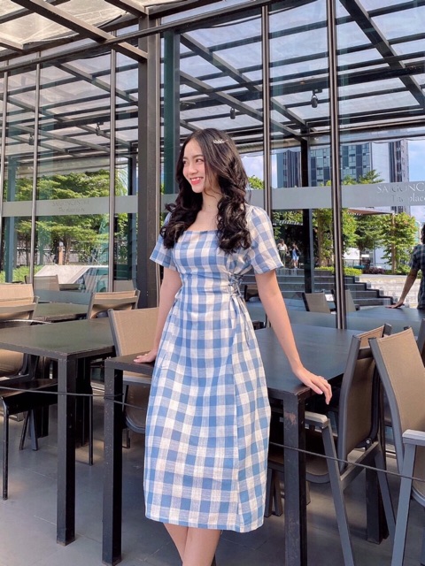 Đầm đan dây eo 8 màu