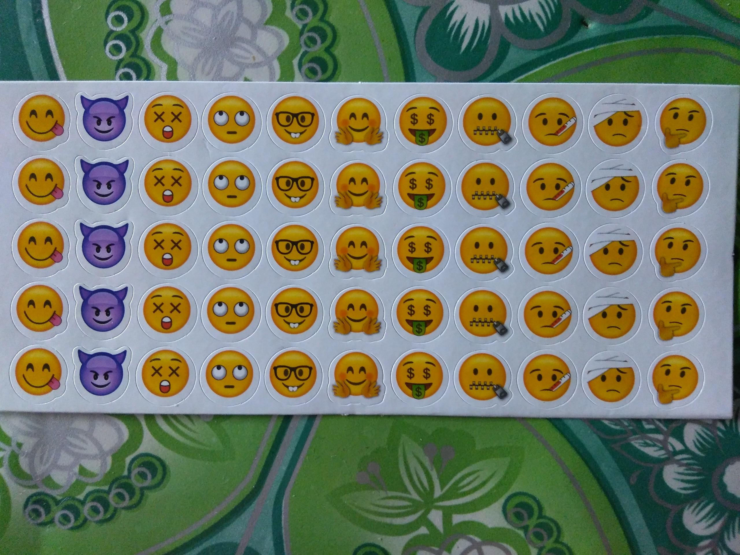 [HCM]Set 6 tấm Sticker cảm xúc 10K