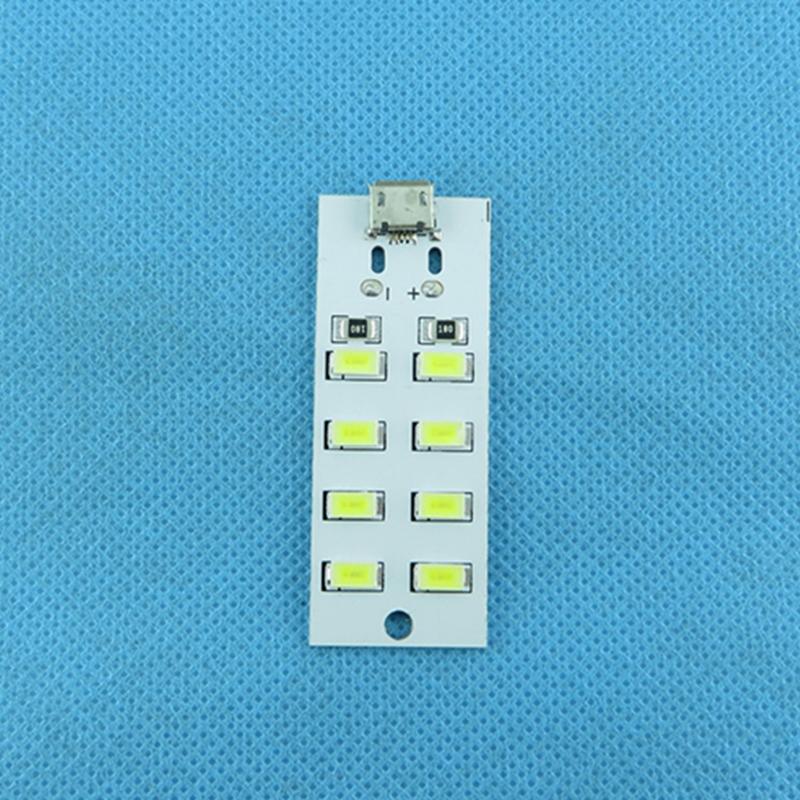 Module 8 bóng LED siêu sáng nguồn micro USB- Linhkiendientusv.vn