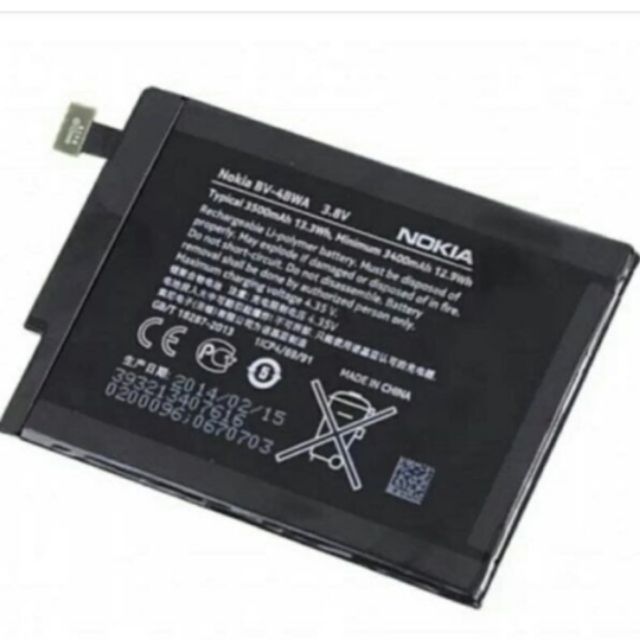 Pin nokia lumia 1320 nokia bv-4bwa chính hãng bảo hành 6 tháng