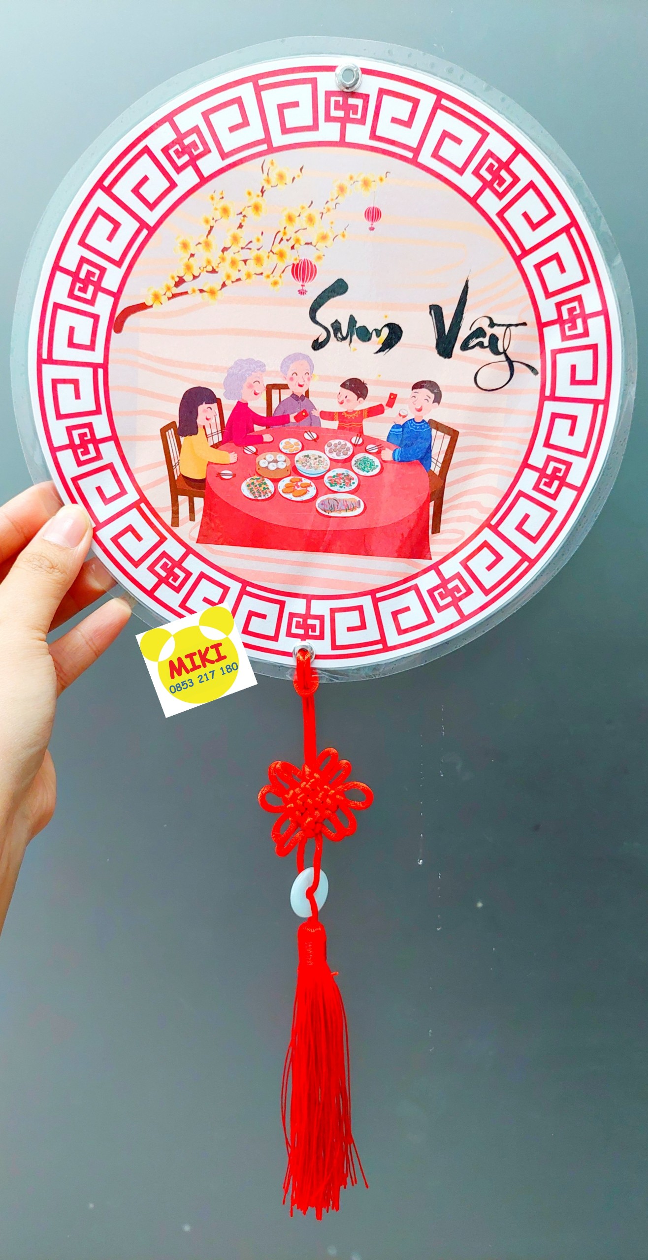 BỘ BẢNG TREO TRANG TRÍ TẾT XUÂN ép plastic (Đồ dùng dạy học Miki)