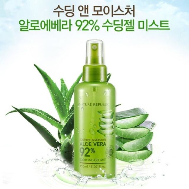 Xịt khoáng lô hội 92% ALOE VERA