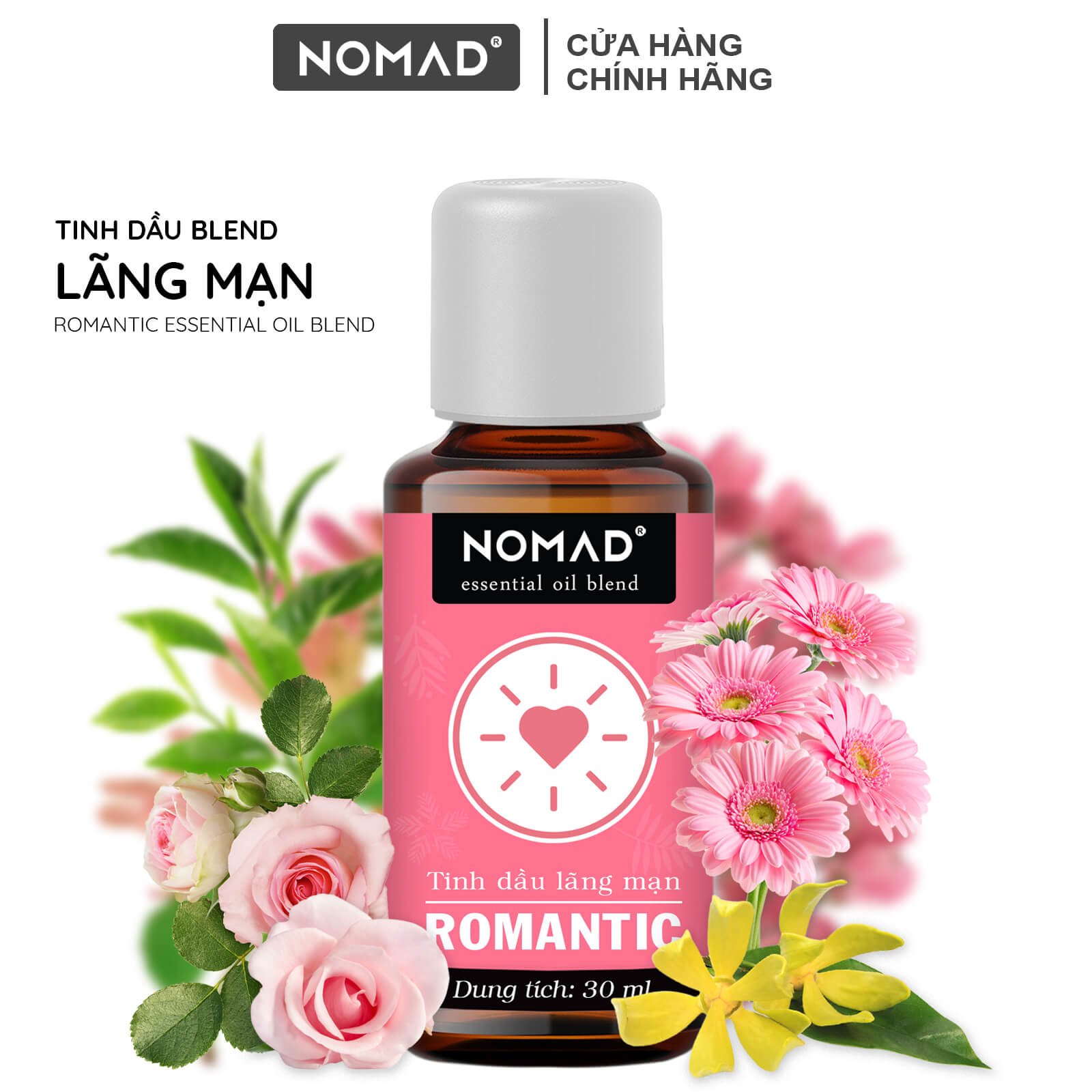 Tinh Dầu Lãng Mạn Nomad Essential Oil Blend - Romantic