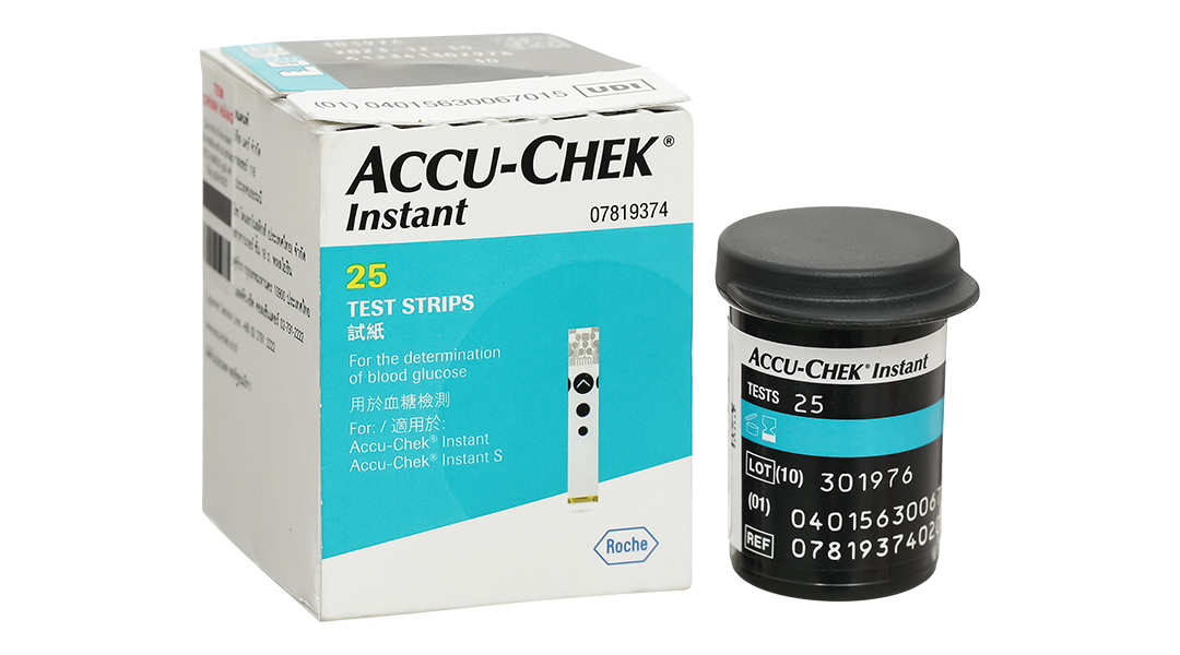 [SALE] Que thử đường huyết Accu-Chek Instant (50 que test)