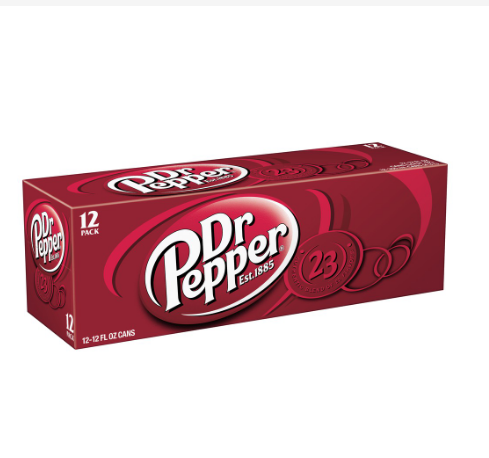 [1 PACK 12 LON] Nước ngọt xá xị Dr Pepper lon 355ml