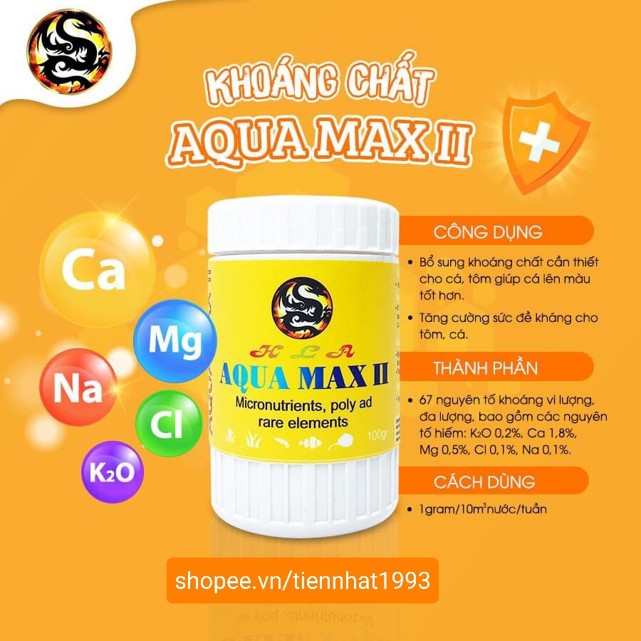 Khoáng chất cho hồ cá AQUA MAX 2