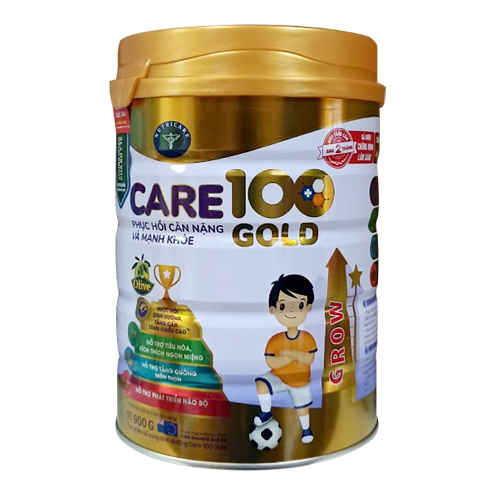 [HCM]Sữa Care 100 Gold plus 900g (1-10 tuổi) (11/2024)