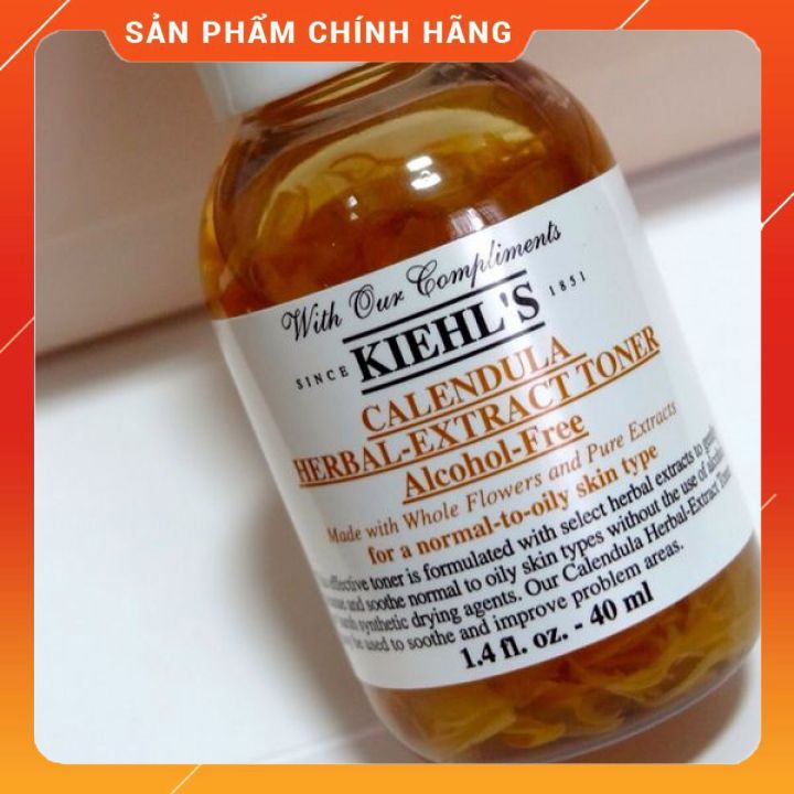 Toner Hoa Cúc Calendula Herbal Extract Alcohol-Free Toner 40ml