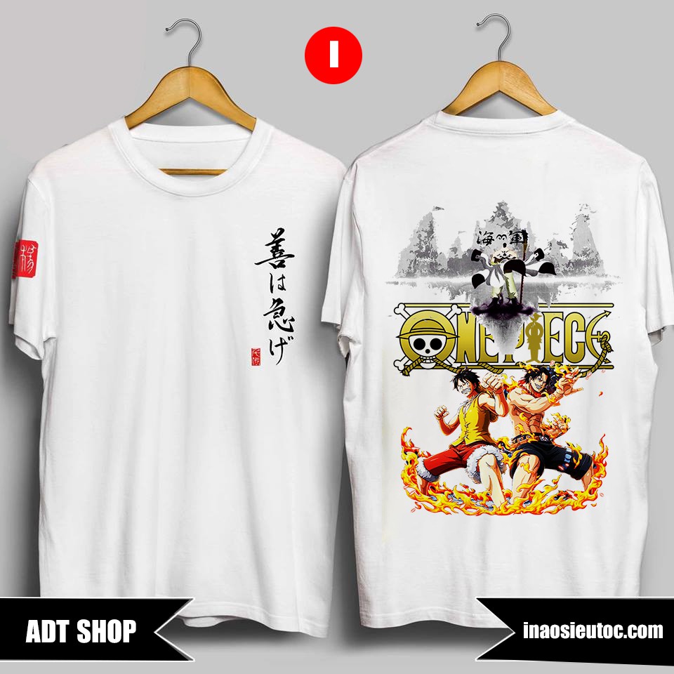 Bst mẫu áo one piece luffy ace zoro đẹp hot giá rẻ