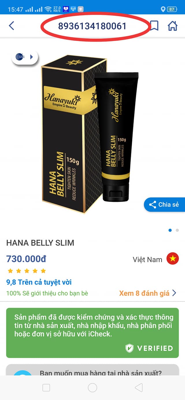 [TẶNG QUÀ + GIẢM VOUCHER 8%] [CHÍNH HÃNG HANAYUKI,Date 2025] KEM TAN MỠ HANAYUKI HANA BELLY SLIM