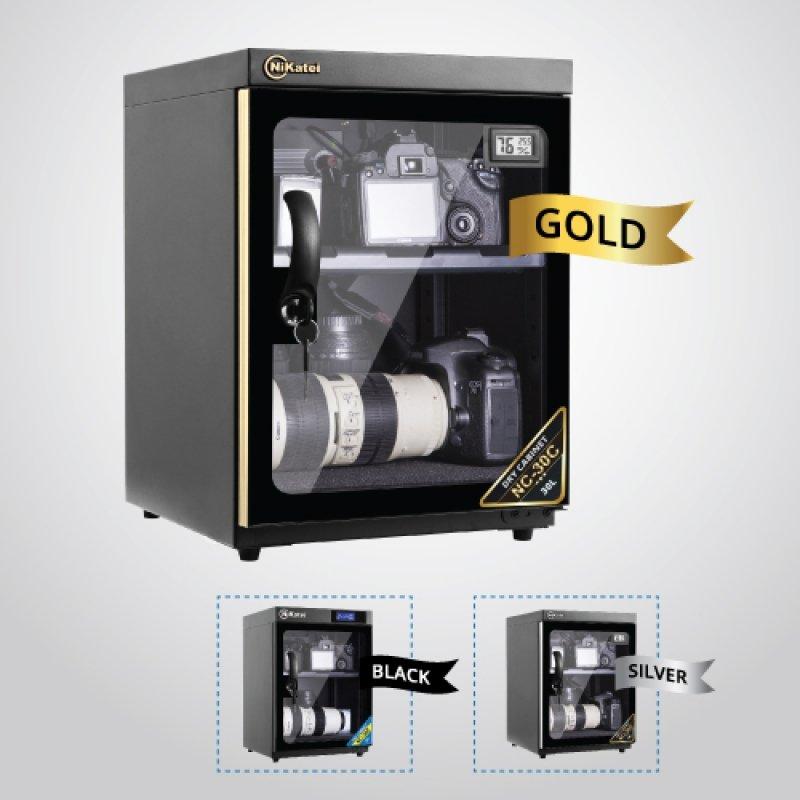 [HCM]TỦ CHỐNG ẨM NIKATEI NC-30C GOLD 30 LÍT