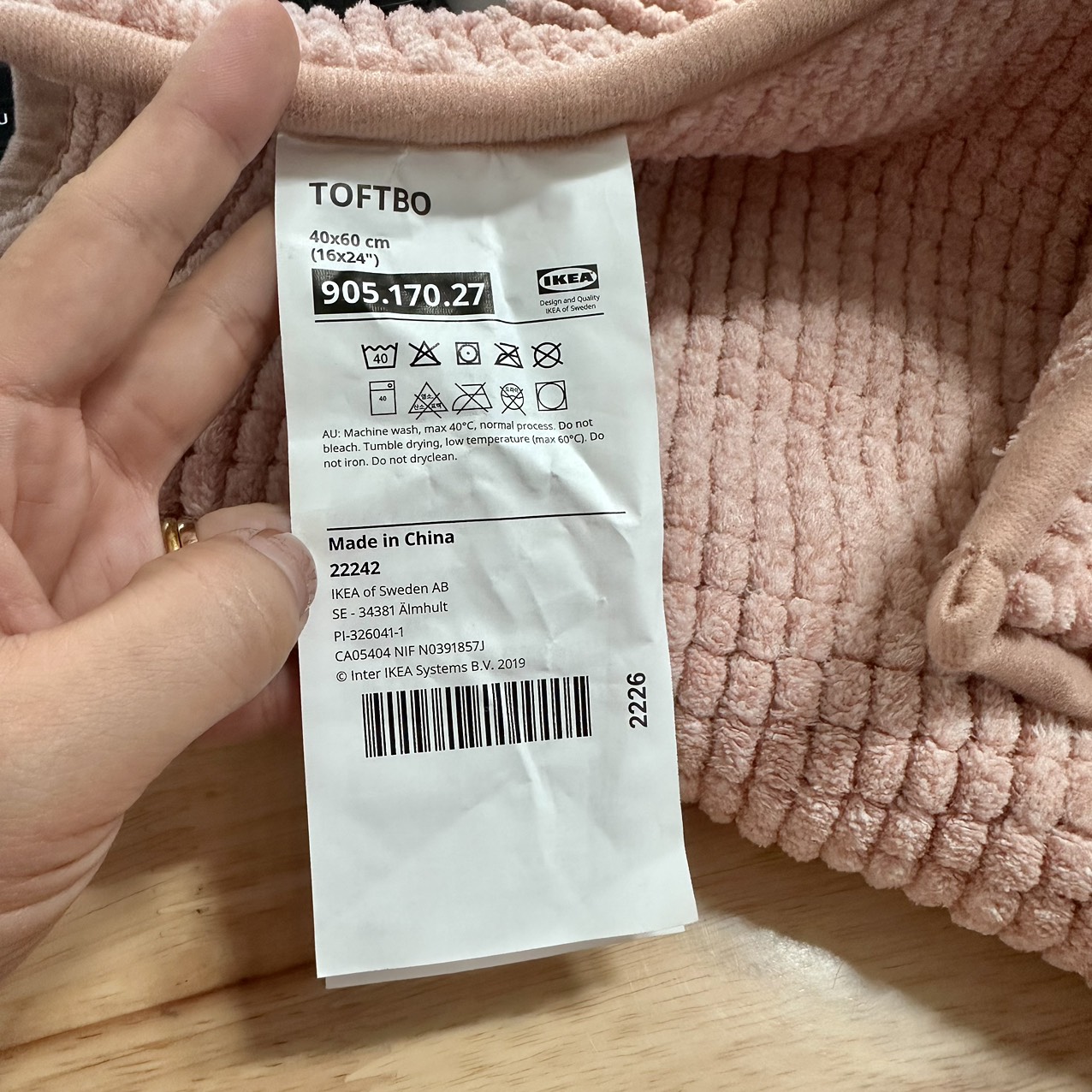Thảm lau chân san hô IKEA