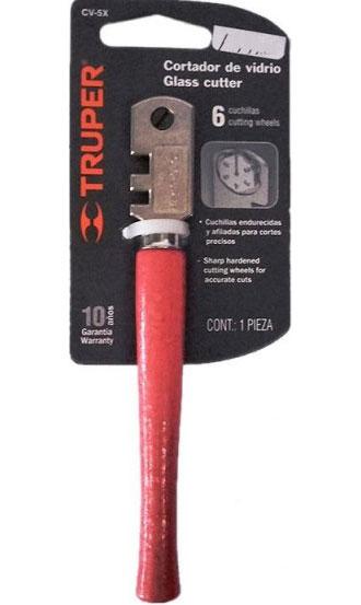 Dao cắt kính 6 lưỡi truper 12954