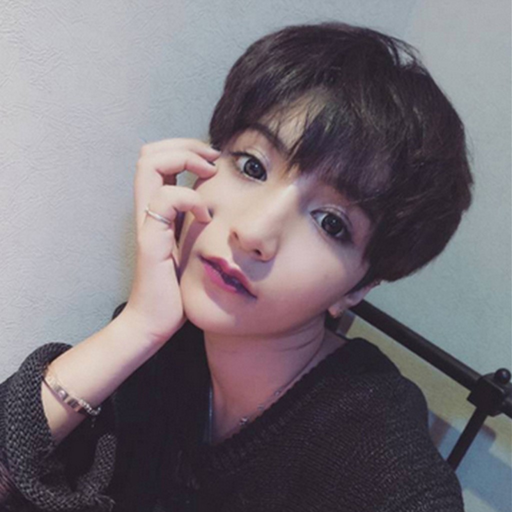 Tóc Tém Tomboy Cá Tính Tặng Lưới Trùm